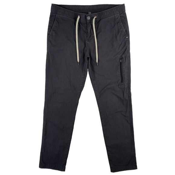 Vuori Pants - Vuori Ripstop Pants Women's Large Dark Gray Outdoors Hiking Zipper Pocket